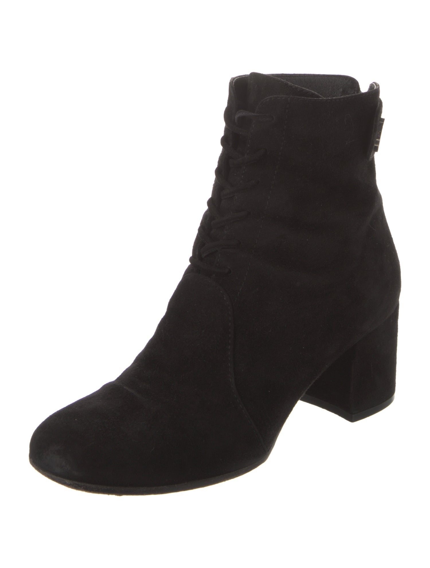 Gianvito Rossi Suede Lace-Up Boots