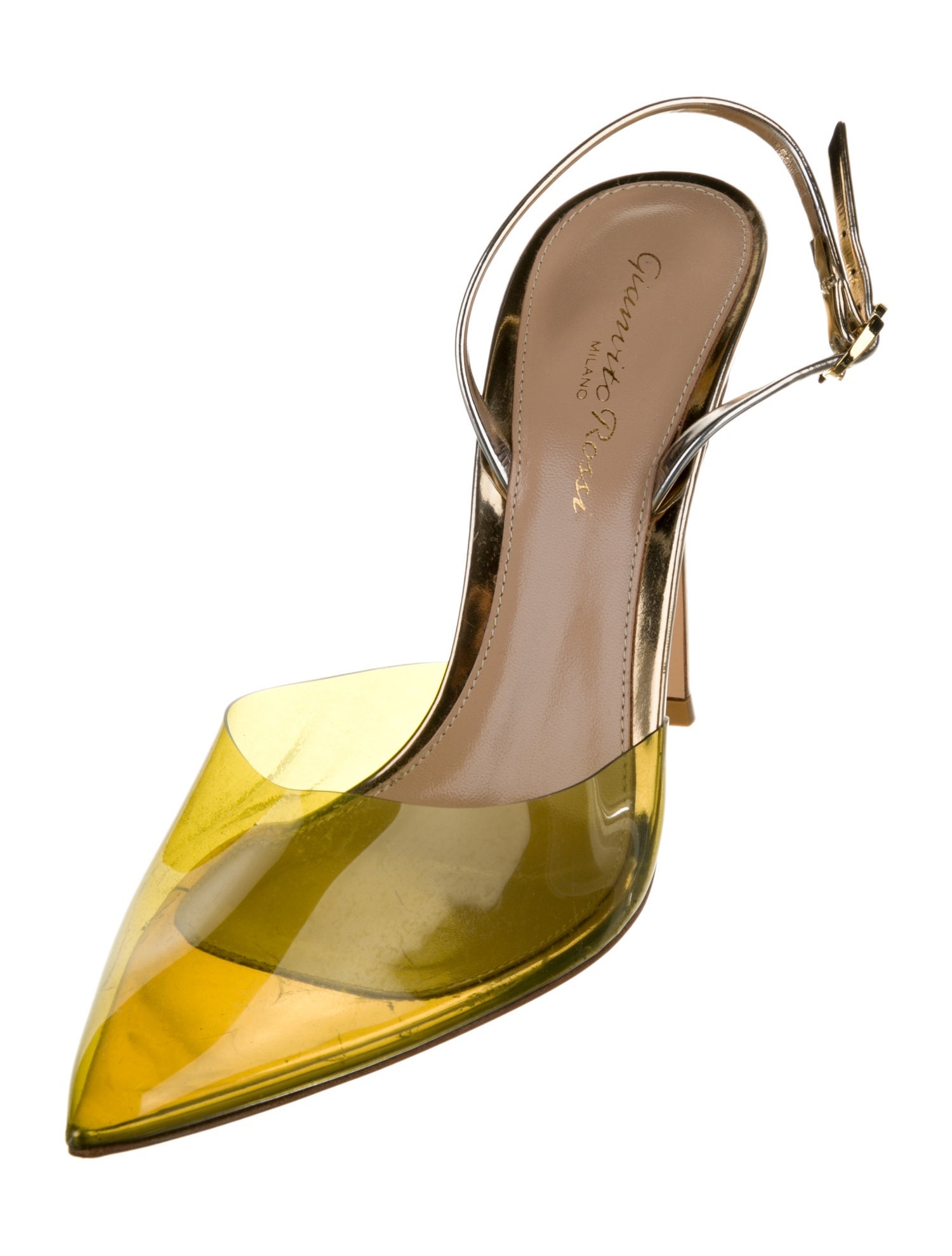Gianvito Rossi PVC Slingback Pumps