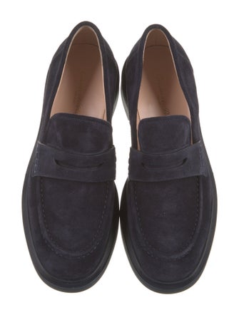 Gianvito Rossi Suede Loafers
