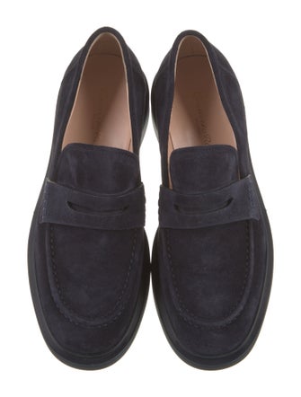 Gianvito Rossi Suede Loafers