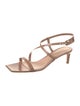 Gianvito Rossi Leather Slingback Sandals