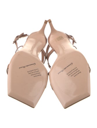 Gianvito Rossi Leather Slingback Sandals