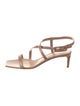 Gianvito Rossi Leather Slingback Sandals