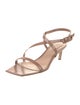 Gianvito Rossi Leather Slingback Sandals