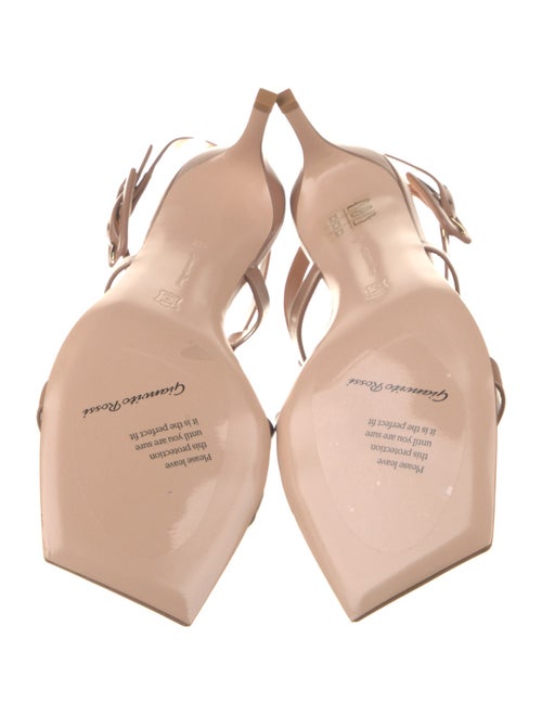 Gianvito Rossi Leather Slingback Sandals