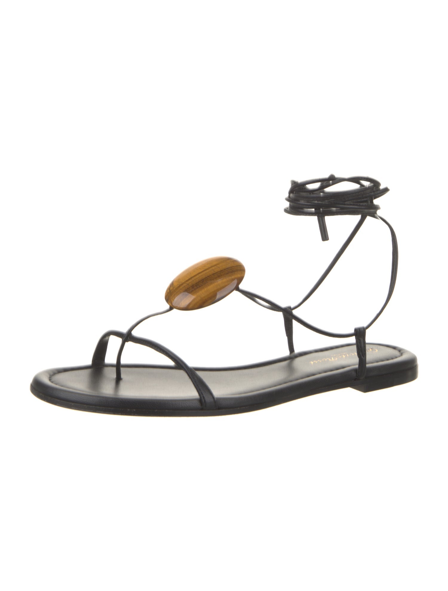 Gianvito Rossi Leather Gladiator Sandals