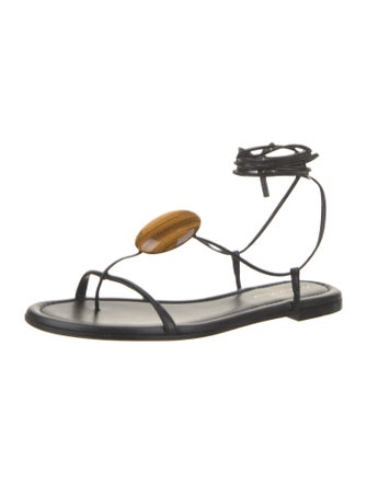 Gianvito Rossi Leather Gladiator Sandals
