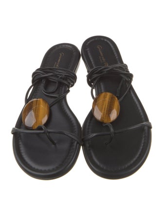 Gianvito Rossi Leather Gladiator Sandals