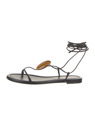 Gianvito Rossi Leather Gladiator Sandals