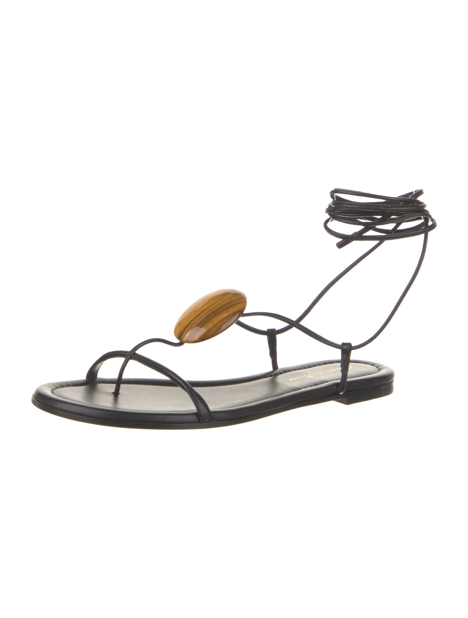 Gianvito Rossi Leather Gladiator Sandals