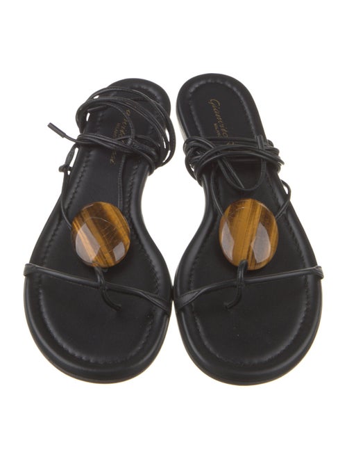 Gianvito Rossi Leather Gladiator Sandals