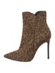 Gianvito Rossi Ponyhair Animal Print Boots