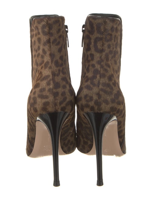 Gianvito Rossi Ponyhair Animal Print Boots