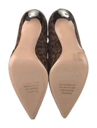 Gianvito Rossi Ponyhair Animal Print Boots