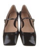 Gianvito Rossi Patent Leather Leather Trim Embellishment Mary Jane Flats