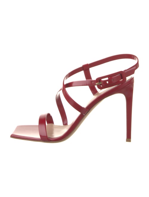 Gianvito Rossi Leather Slingback Sandals