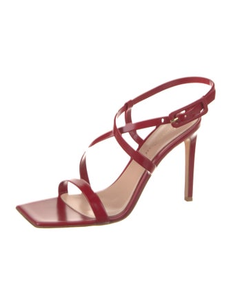 Gianvito Rossi Leather Slingback Sandals