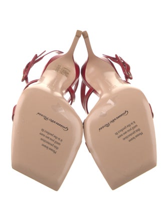 Gianvito Rossi Leather Slingback Sandals