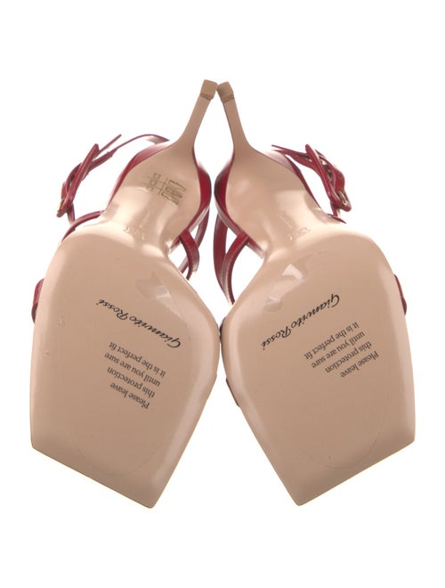 Gianvito Rossi Leather Slingback Sandals