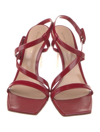 Gianvito Rossi Leather T-Strap Sandals
