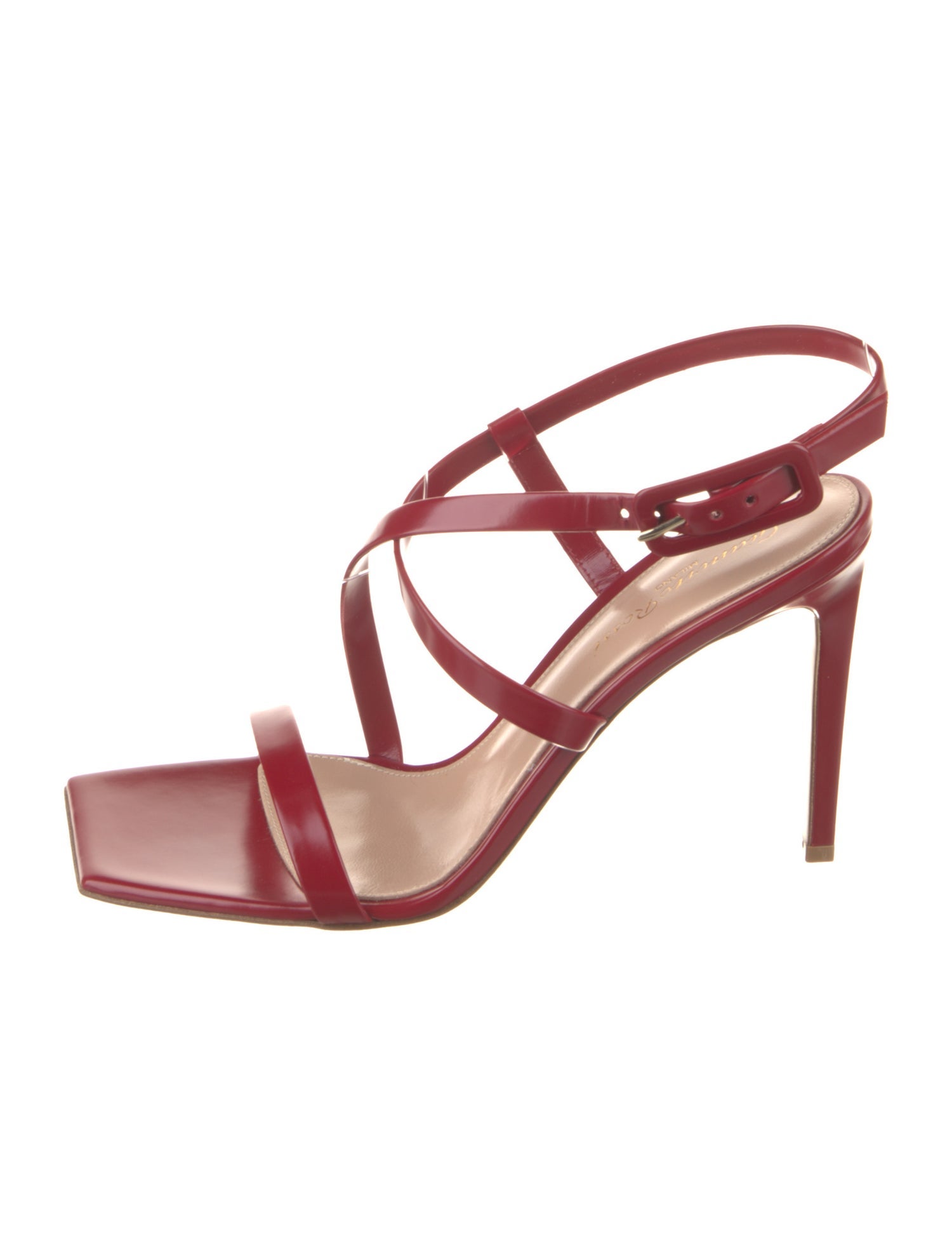 Gianvito Rossi Leather T-Strap Sandals