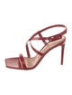 Gianvito Rossi Leather T-Strap Sandals