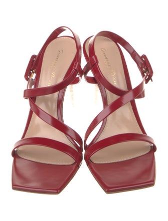 Gianvito Rossi Leather T-Strap Sandals
