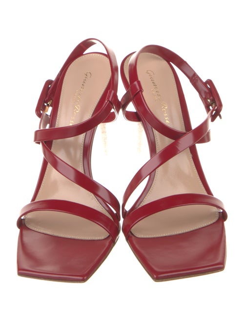 Gianvito Rossi Leather T-Strap Sandals