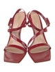 Gianvito Rossi Leather T-Strap Sandals