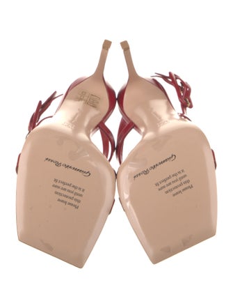 Gianvito Rossi Leather T-Strap Sandals