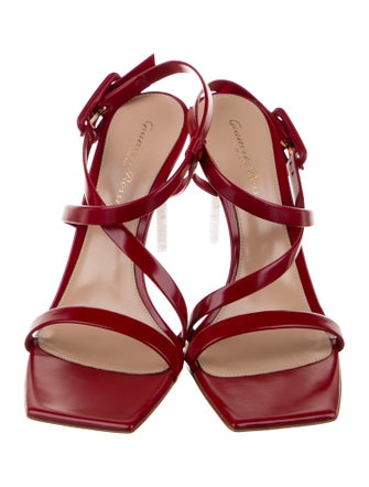 Gianvito Rossi Leather Slingback Sandals