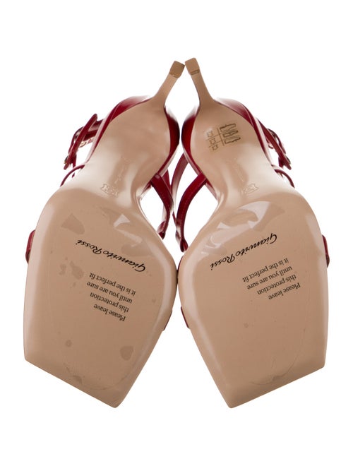 Gianvito Rossi Leather Slingback Sandals