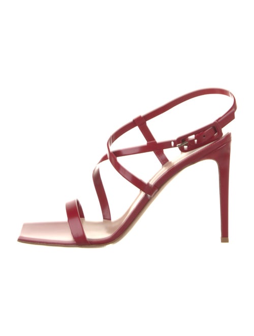 Gianvito Rossi Leather Slingback Sandals