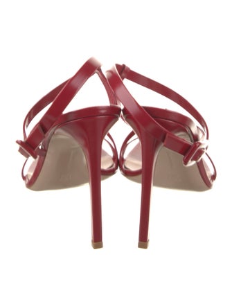 Gianvito Rossi Leather Slingback Sandals