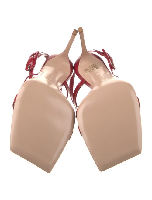 Gianvito Rossi Leather Slingback Sandals