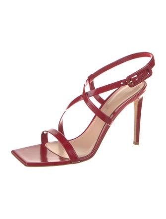 Gianvito Rossi Leather Slingback Sandals