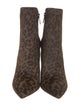 Gianvito Rossi Ponyhair Animal Print Boots