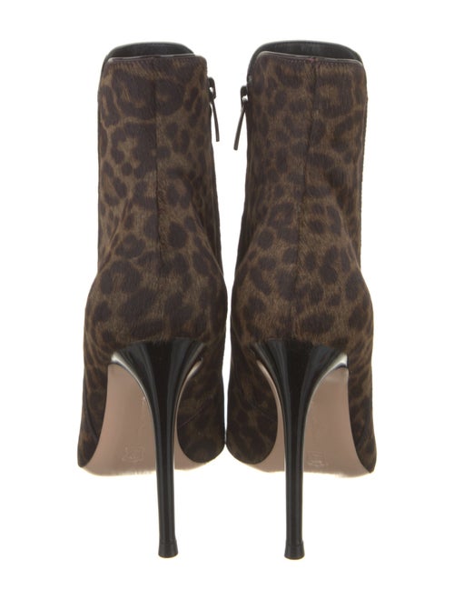 Gianvito Rossi Ponyhair Animal Print Boots
