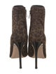 Gianvito Rossi Ponyhair Animal Print Boots