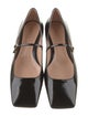 Gianvito Rossi Patent Leather Leather Trim Embellishment Mary Jane Flats