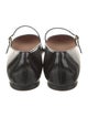 Gianvito Rossi Patent Leather Leather Trim Embellishment Mary Jane Flats