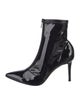 Gianvito Rossi Patent Leather Sock Boots