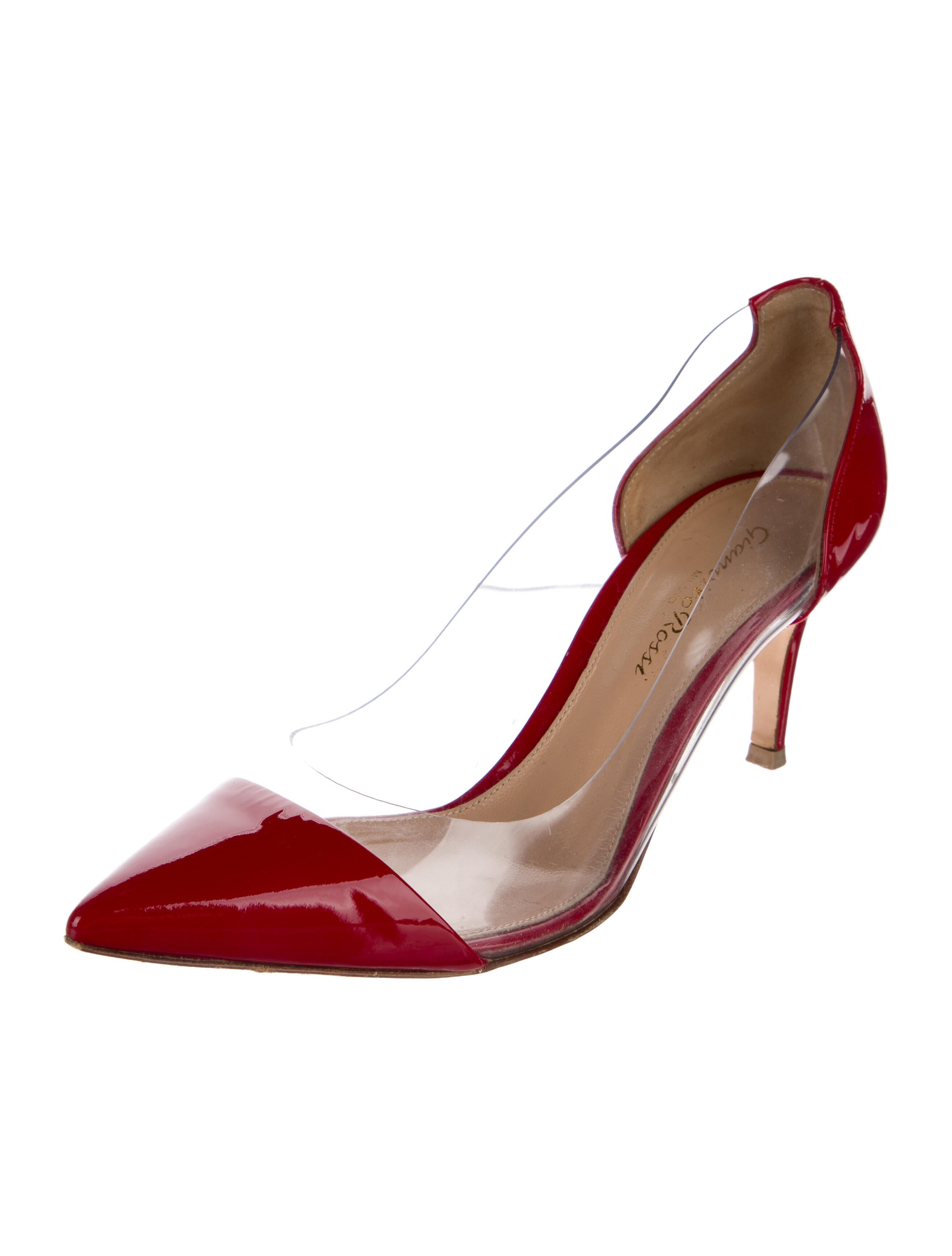 Gianvito Rossi Patent Leather D'Orsay Pumps