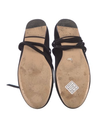 Gianvito Rossi Suede Flats