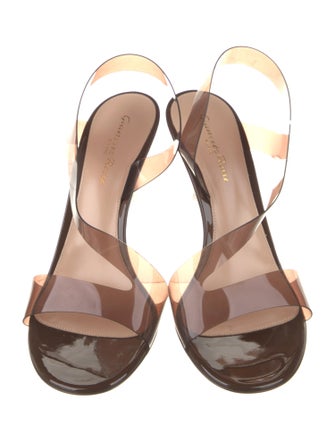 Gianvito Rossi PVC Slingback Sandals