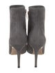 Gianvito Rossi Suede Leather Trim Embellishment Boots