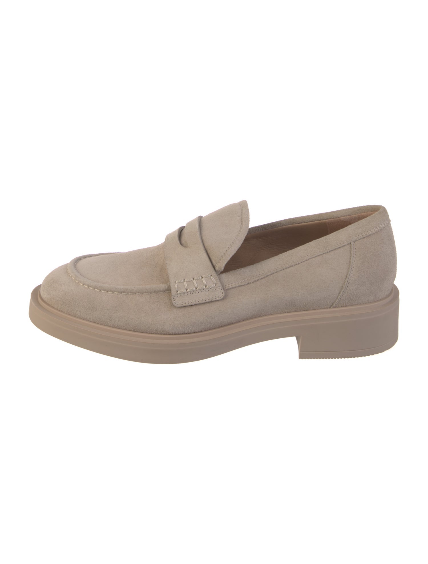 Gianvito Rossi Suede Loafers