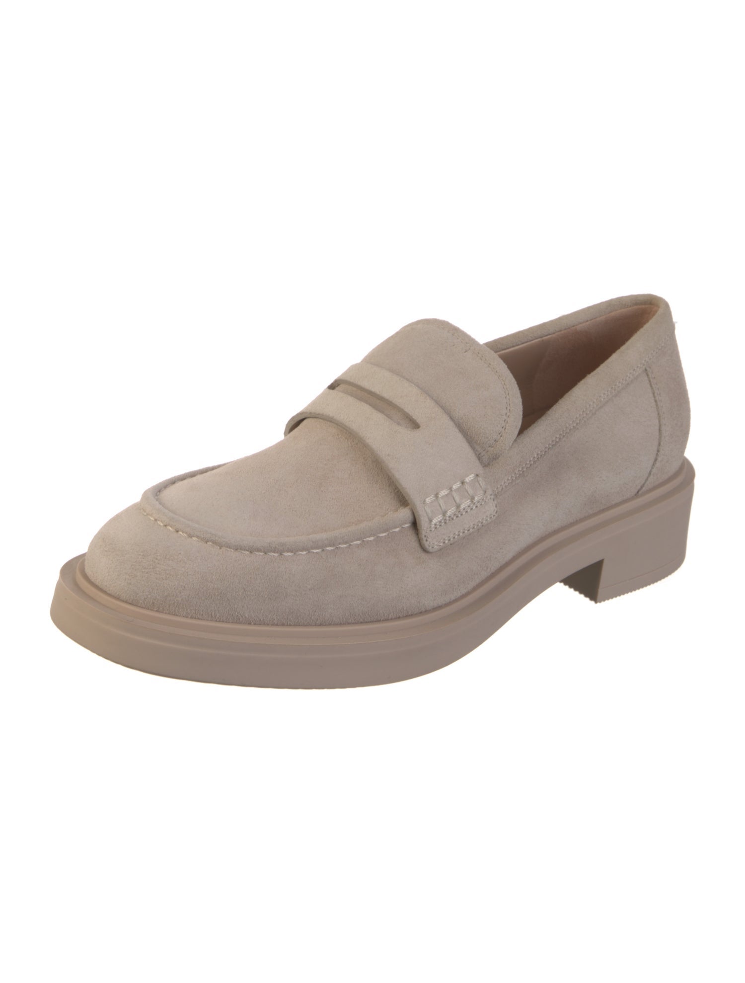 Gianvito Rossi Suede Loafers