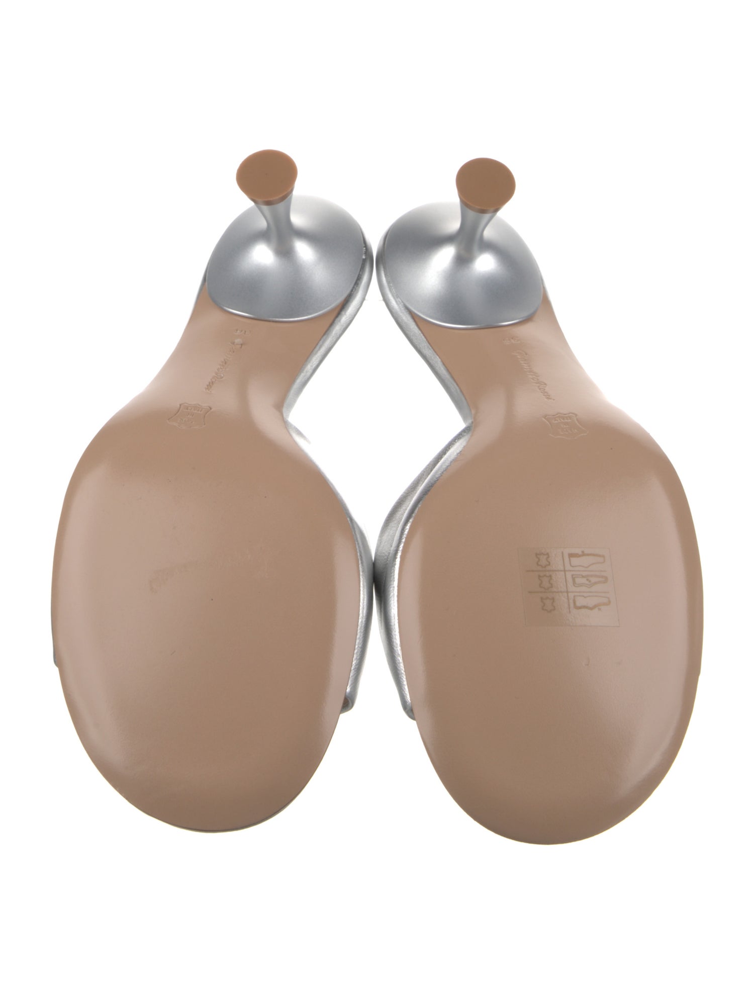 Gianvito Rossi Leather Slides