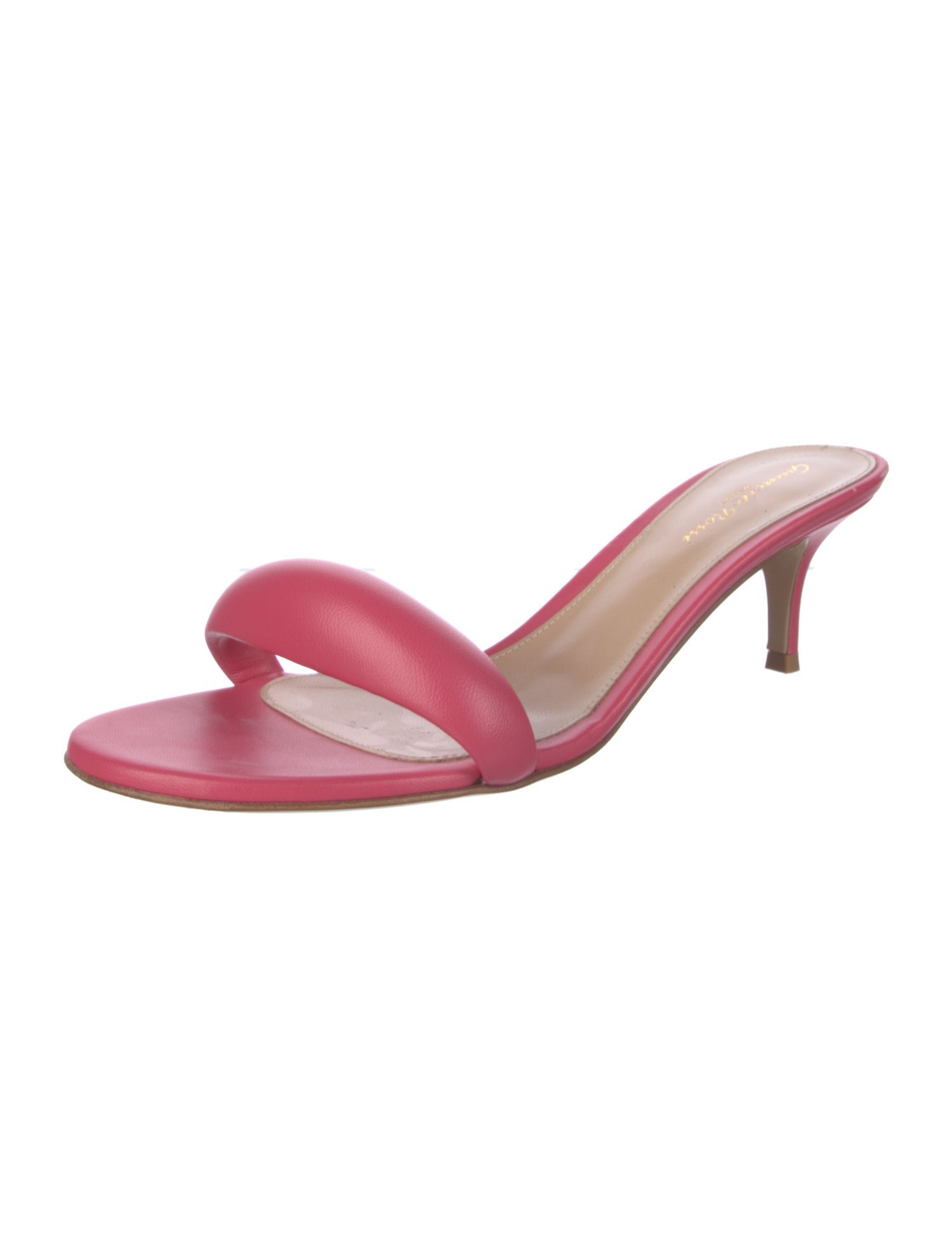 Gianvito Rossi Leather Slides